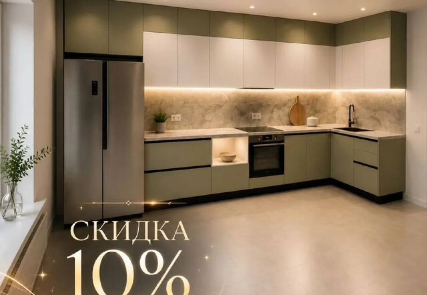 Кухни на заказ с гарантией и рассрочкой — индивидуальный дизайн